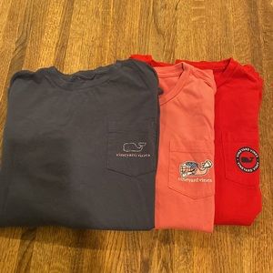 3 Vineyard Vines Shirts Boys (lot of 3)